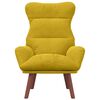 vidaXL Cadeira Relaxante Amarelo 69 x 74 x 93 cm Veludo