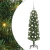 vidaXL &Aacute;rvore de Natal artificial com luz LED Verde 120 cm