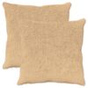 vidaXL Capa almofada 2 unid. HEERLEN Creme 80 x 80 cm