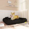 vidaXL Almofad&atilde;o p/ c&atilde;es c/ almofadas 115x100x20cm oxford preto