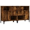 vidaXL Aparadores 2 pcs 60x35x70 cm derivados madeira carvalho fumado