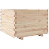 vidaXL Vaso/floreira de jardim 70x70x49,5 cm madeira de pinho maci&ccedil;a