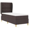 vidaXL Cama Box Springs com Colch&atilde;o Cinza Escuro 90x190 cm 80 x 200 cm