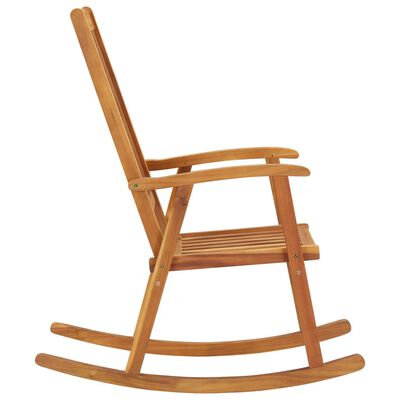 vidaXL Cadeira de baloiço madeira de acácia maciça