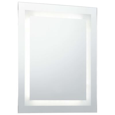 vidaXL Espelho casa de banho LED c/ sensor tátil 60x80 cm