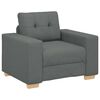vidaXL Poltrona Cinza Escuro 100x78x80 cm em Tecido