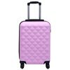 vidaXL Conjunto de malas de viagem estojo rígido 2 pcs ABS rosa