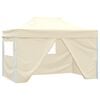 vidaXL Tenda de Festa Creme 291 x 431 x 315 cm Tecido Oxford