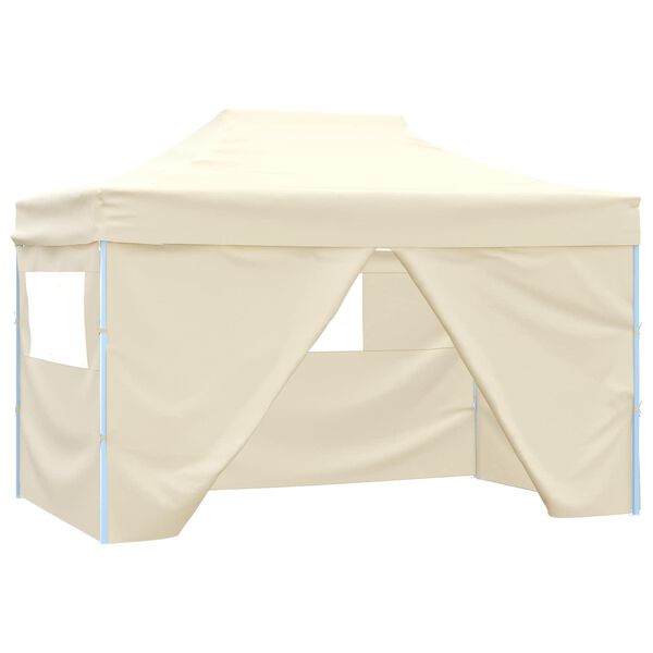 vidaXL Tenda de Festa Creme 291 x 431 x 315 cm Tecido Oxford