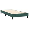 vidaXL Cama com molas/colchão verde-escuro 80x210 cm veludo