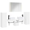 vidaXL Conjunto de M&oacute;veis para Banheiro 6 pcs Branco