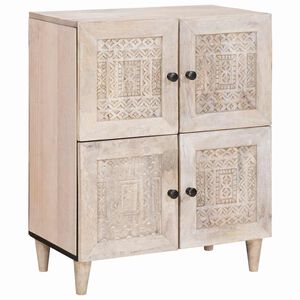 vidaXL Buffet Branco Descolorido 60 x 33 x 75 cm