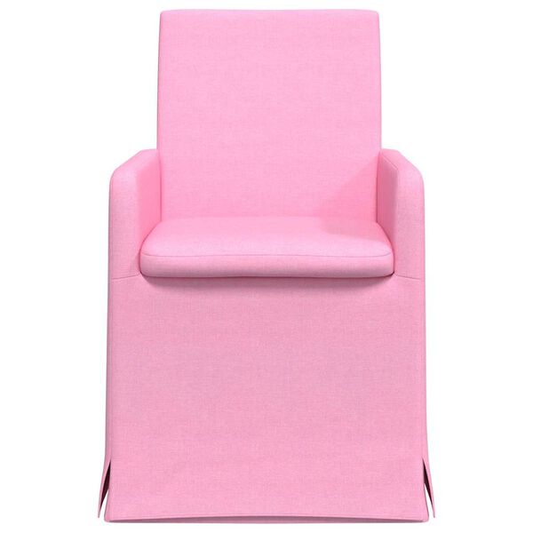 vidaXL Cadeiras de Jantar 2 pcs Rosa 57 x 67 x 95 cm tecido