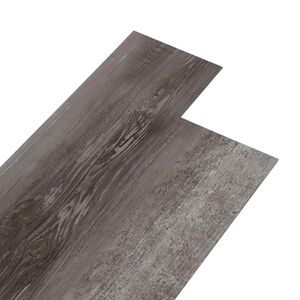 vidaXL Pranchas de Piso PVC Autoadesivas Madeira Listrada 30,5 x 61 cm