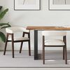 vidaXL Cadeiras de Jantar 2 pcs Marrom Claro 54 x 57 x 73 cm
