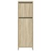vidaXL 4 pcs conj. m&oacute;veis casa banho derivados madeira carvalho sonoma