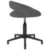 vidaXL Cadeira de escrit&oacute;rio girat&oacute;ria veludo cinzento-escuro