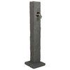 vidaXL Tanque de Jardim Antracite 26 x 26 x 98 cm PE