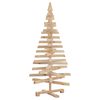 vidaXL &Aacute;rvores de Natal KOTKA 120 cm Madeira de pinho maci&ccedil;a Natural
