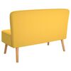 vidaXL Sofá de tecido 117x55,5x77 cm amarelo