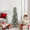 vidaXL &Aacute;rvore de Natal Artificial Verde 120 cm PVC, Pl&aacute;stico e A&ccedil;o