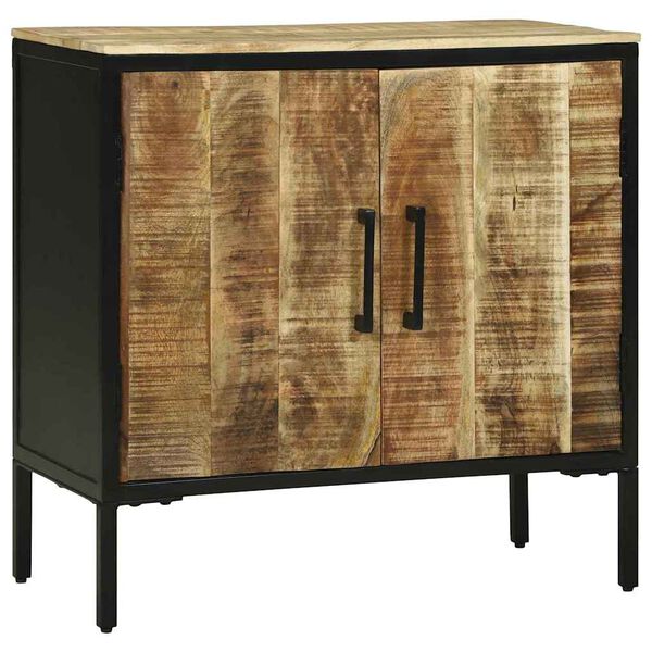 vidaXL Buffet Castanho 70 x 35 x 70 cm Madeira de mangueira maciça