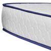 vidaXL Cama com colch&atilde;o espuma de mem&oacute;ria 180x200 cm tecido bege
