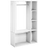 vidaXL Roupeiro de corredor Branco 91 x 32 x 150,5 cm