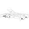 vidaXL Estrutura de Cama El&eacute;trica Ajust&aacute;vel Branco 120 x 190 cm A&ccedil;o