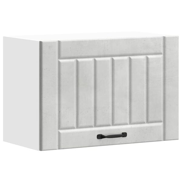 vidaXL Arm&aacute;rio de parede da cozinha Lucca madeira cinzento cimento