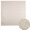 vidaXL Tapete ZIZUR creme 240x240cm aspeto de juta interior e exterior