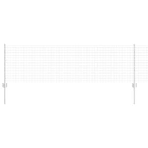 vidaXL Cerca de Arame Soldado com Postes 100 x 0,6 m A&ccedil;o Galvanizado