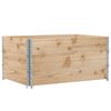 vidaXL Colares para paletes 3 pcs 120x80 cm madeira de pinho maci&ccedil;a