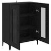 vidaXL Buffet Carvalho Preto 69,5 x 34 x 90 cm
