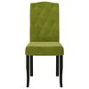 vidaXL Cadeiras de jantar 6 pcs veludo verde-claro