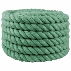 vidaXL Corda de Juta Verde 100% juta Tossa