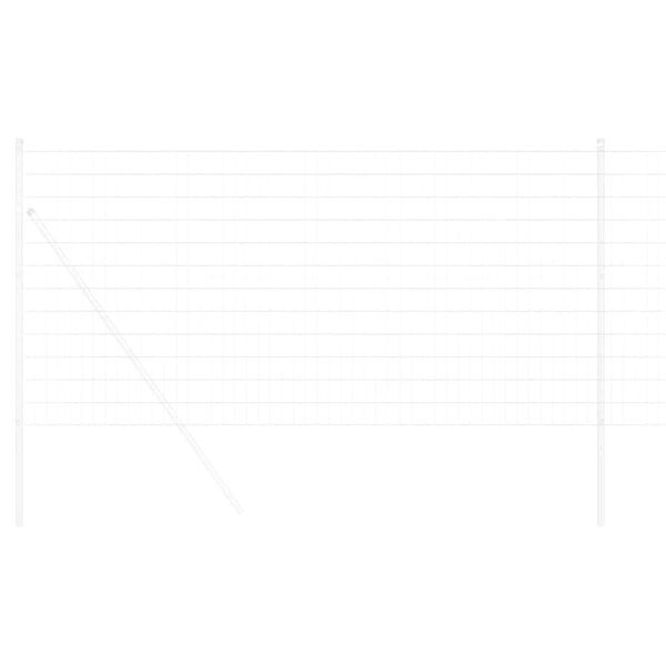 vidaXL Cerca Euro 1 x 10 m Ferro revestido de PVC