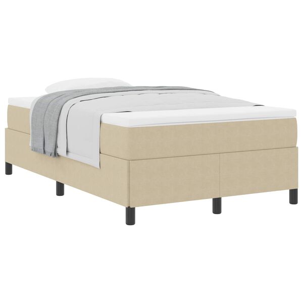 vidaXL Cama Box Cinza Verde 120 x 200 cm Veludo