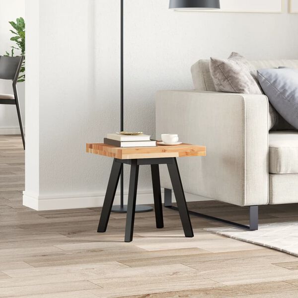 vidaXL Tampo de mesa quadrado 40x40x4 cm madeira de acácia maciça