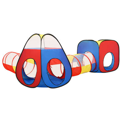 vidaXL Tenda de brincar infantil com 250 bolas 190x264x90 cm multicor
