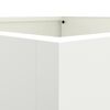 vidaXL Vaso/floreira 52x48x75 cm a&ccedil;o branco