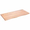 vidaXL Prateleira de parede 100x50x2cm carvalho tratado castanho-claro