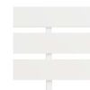 vidaXL Estrutura de cama 100x200 cm pinho maciço branco