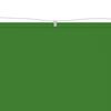 vidaXL Toldo vertical 140x420 cm tecido oxford verde-claro
