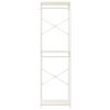 vidaXL Roupeiro 60x40x213 cm metal e contraplacado branco