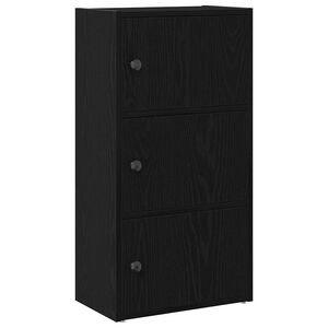 vidaXL Estante 40x24x77 cm derivados de madeira carvalho preto