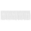 vidaXL Cortina de Renda Branco 120 x 500 cm Poli&eacute;ster