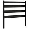 vidaXL Cabeceira de cama 81x4x100 cm pinho maci&ccedil;o preto