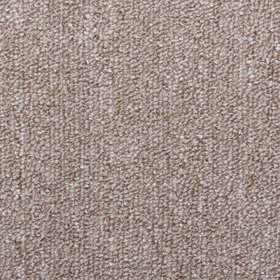vidaXL Tapete/carpete para degraus 15 pcs 65x21x4 cm castanho-claro