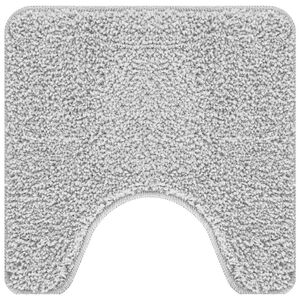 vidaXL Tapete Antiderrapante para Banheiro com Corte para o Vaso
